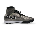 Nike Men's MagistaX Proximo Turf Soccer Shoes Metallic Pewter/Ghost Green/Black