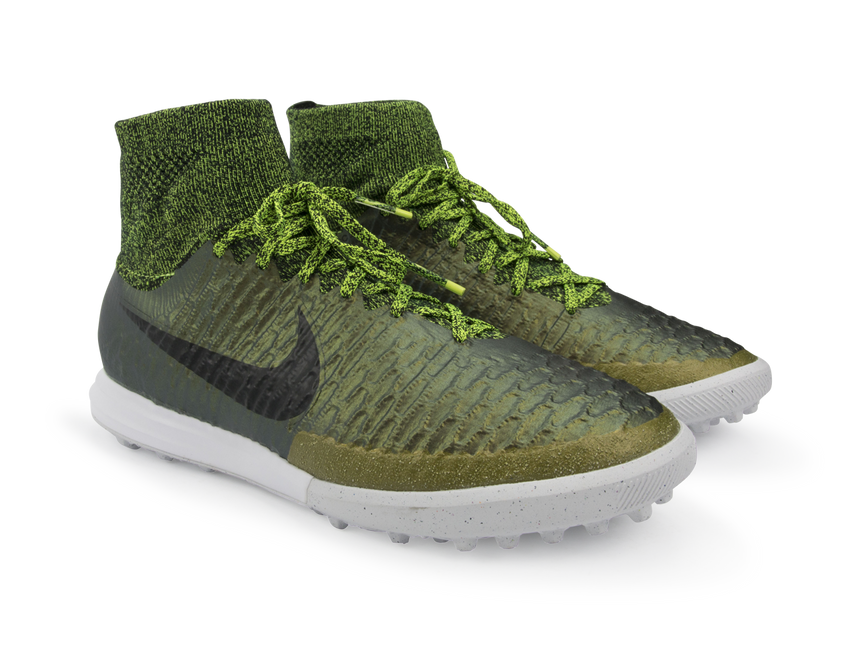 Nike Men's MagistaX Proximo Turf Soccer Shoes Dark Citron/Black/Volt