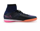 Nike Men's MercurialX Proximo Indoor Soccer Shoes Black/Black/Pink Blast