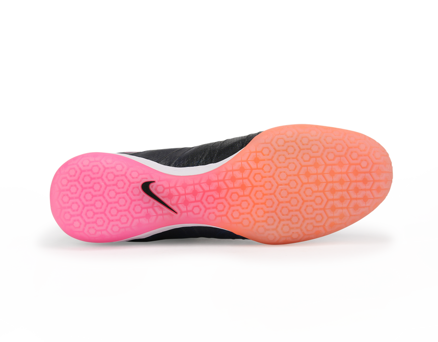 Nike Men's MercurialX Proximo Indoor Soccer Shoes Black/Black/Pink Blast