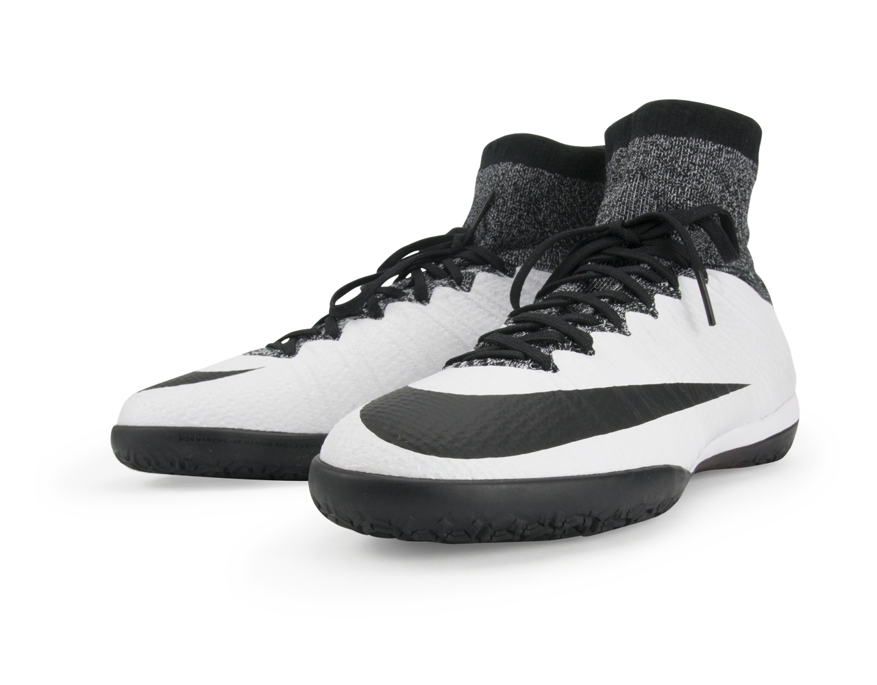 Nike Men's MercurialX Proximo Indoor Soccer Shoes White/Black