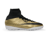 Nike Men's MercurialX Proximo Turf Soccer Shoes Metallic Gold/Black/Tour Yellow