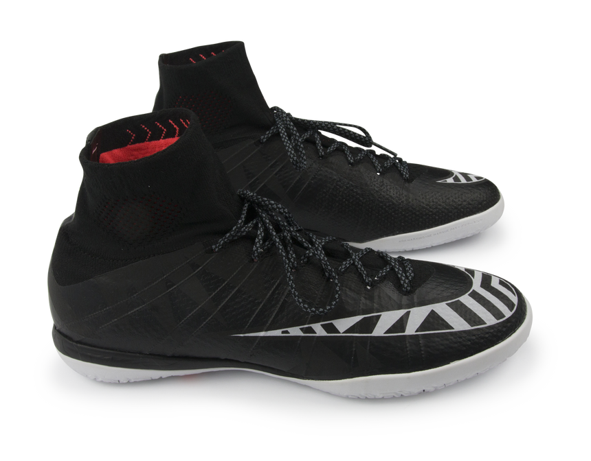 Nike Men's MercurialX Proximo Street Indoor Soccer Shoes Black/White/Hot Lava/Anthrct