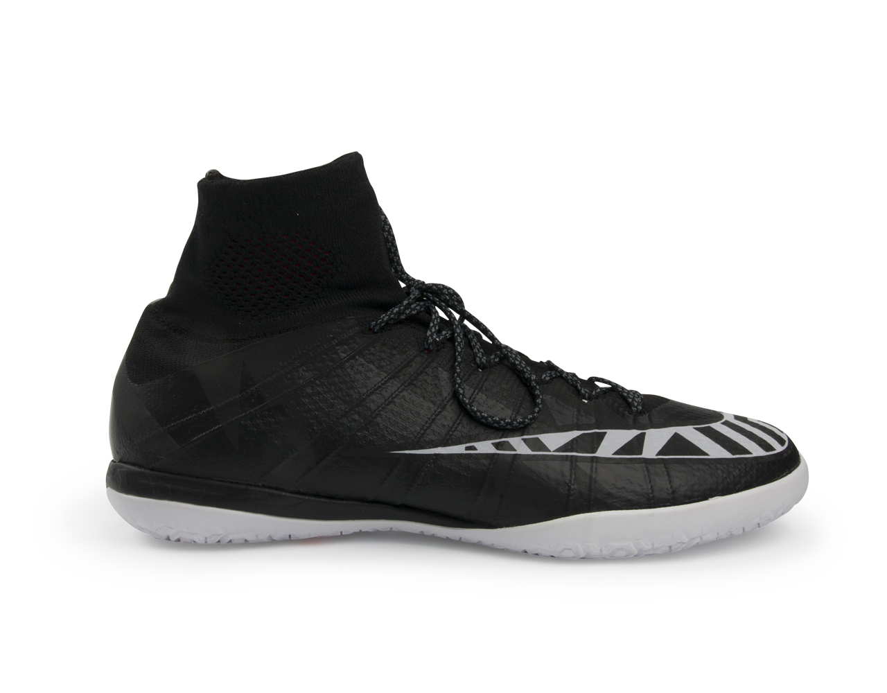 Nike Men's MercurialX Proximo Street Indoor Soccer Shoes Black/White/Hot Lava/Anthrct