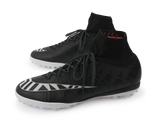 Nike Men's MercurialX Proximo Street Turf Soccer Shoes Black/White/Hot Lava