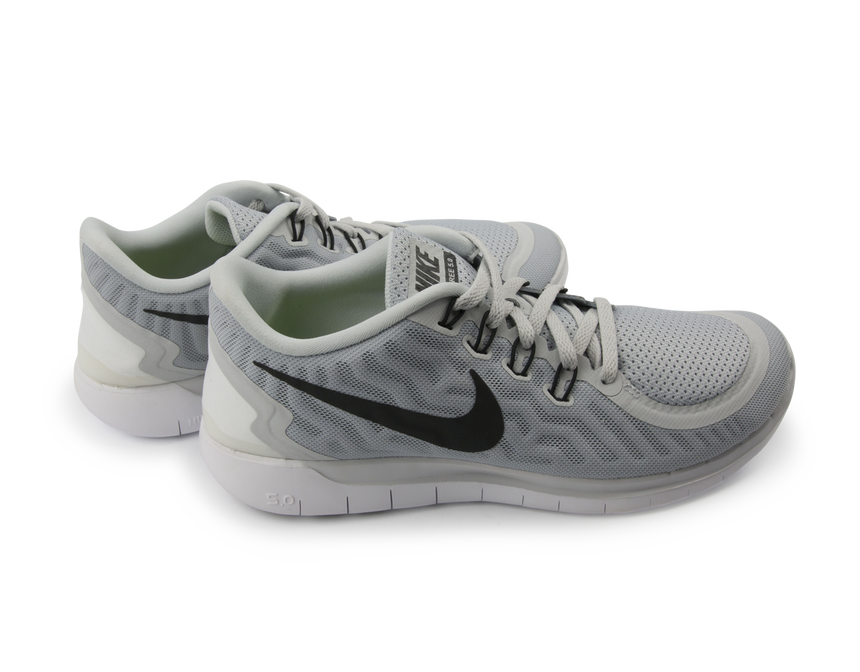 Nike Men's Free 5.0 Running Shoes Pure Platinum/Black/Wolf Grey