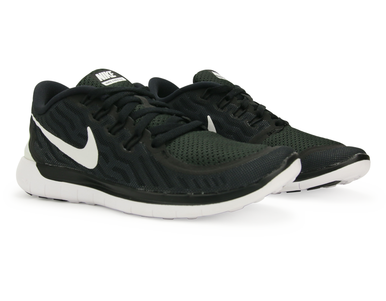 Cristo Cien años Iluminar Nike Women's Free 5.0 Running Shoes Black/White/Dark Grey – Azteca Soccer