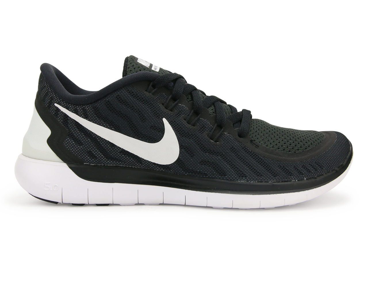 Nike Women's Free Running Shoes Black/White/Dark Grey – Azteca