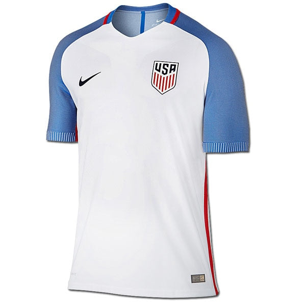 Nike Men's USA 16/17 Home Offical Match Jersey White/Navy