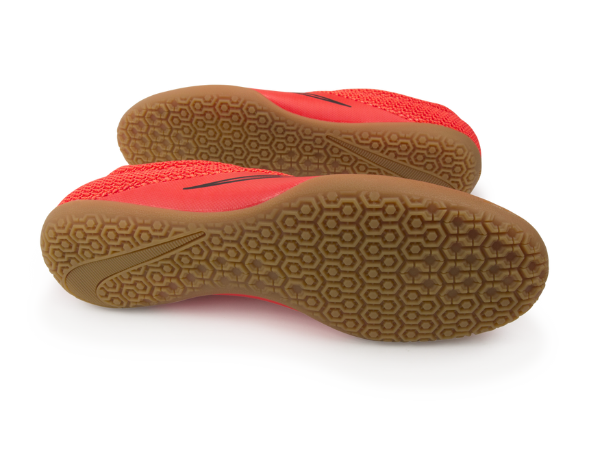 Nike Men's Mercurial Pro Indoor Soccer Shoes  Bright Crimson/Black/Hot Lava