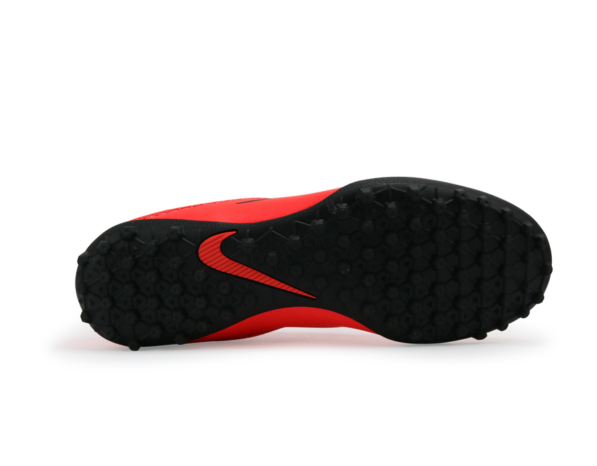 Nike Men's Mercurial Pro Turf Soccer Shoes  Bright Crimson/Black/Hot Lava
