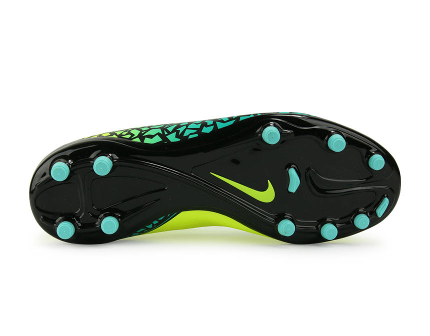 Nike Kids Hypervenom Phelon II FG Volt Black/Hyper Turquoise/Clear Jade