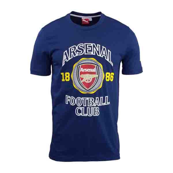 PUMA Men's Arsenal FC Graphic Tee Blue