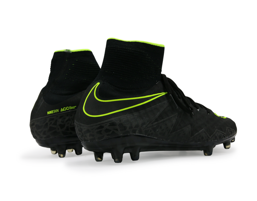 Nike Men's Hypervenom Phantom II FG Black/Black/Volt