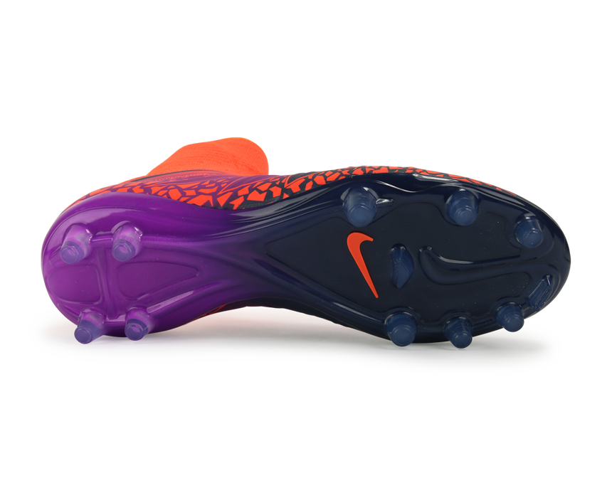 Nike Kids Hypervenom Phantom II FG Total Crimson/Obsidian/Vivid Purple