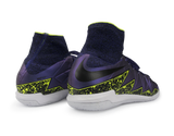 Nike Men's HypervenomX Proximo Indoor Soccer Shoes Hyper Grape/Black/Volt