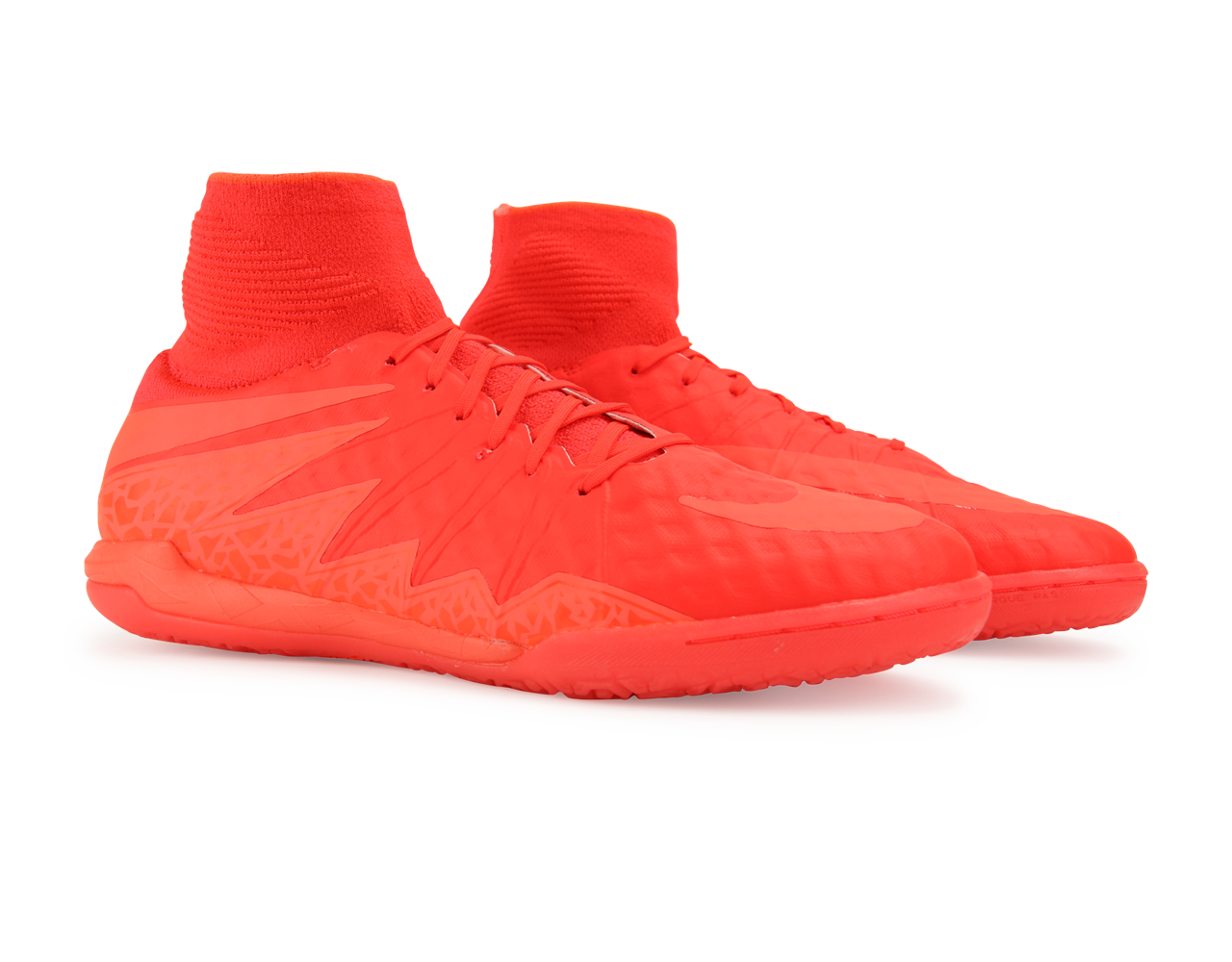 Nike Men's HypervenomX Proximo Indoor Soccer Shoes Bright Crimson/Hyper Orange