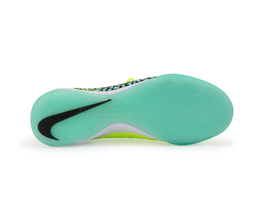 Nike Men's HypervenomX Proximo Indoor Soccer Shoes Volt/Black/Black
