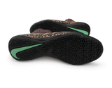 Nike Men's Hypervenom Proximo Indoor Soccer Shoes Metallic Red Bronze/Green Glow/Black