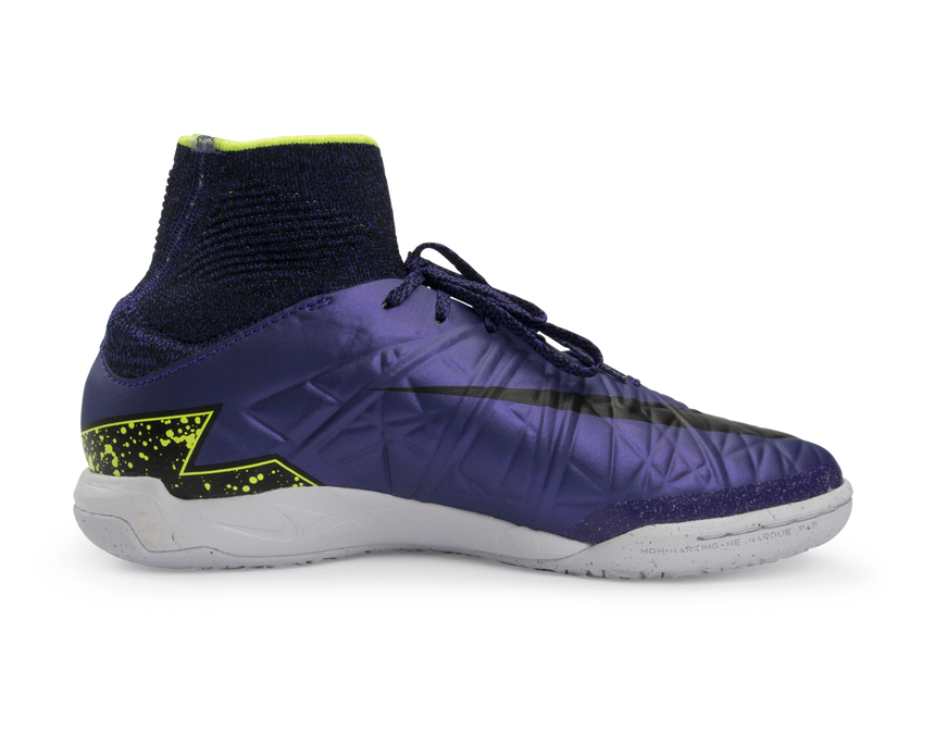 Nike Kids HypervenomX Proximo Street Indoor Soccer Shoes  Hyper Grape/Black/Volt