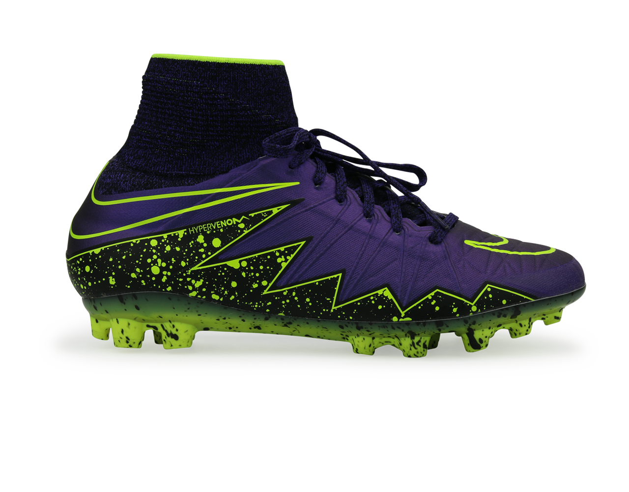 Nike Men s Hypervenom Phantom II AG R Hyper Grape Black Volt Azteca Soccer