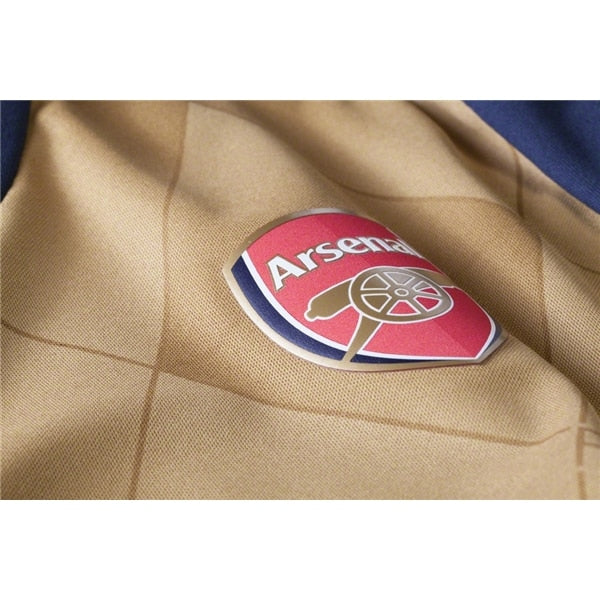 Mens Puma 2015/16 Arsenal Away Replica Soccer Jersey, Black Iris-Victory ,  Small 