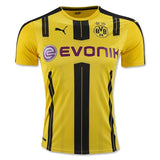 PUMA Men's Borussia Dortmund 16/17 Home Jersey Cyber Yellow/Black