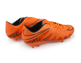 Nike Men's Hypervenom Phatal II FG Total Orange/Black/Ornage Noir