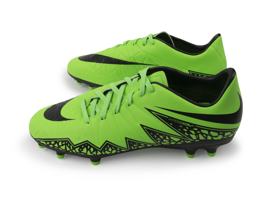 Nike Men's Hypervenom Phelon FG Green Strike/Black/Noir