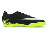 Nike Men's Hypervenom Phelon Indoor Soccer Shoes Black/White/Volt