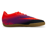 Nike Men's Hypervenom Phelon II Indoor Soccer Shoes Total Crimson/Obsidian Vivid