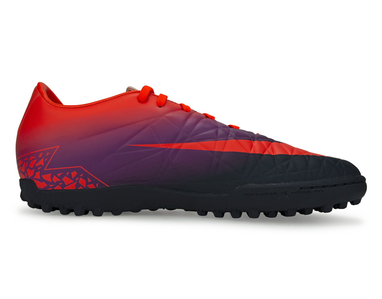 Nike Men s Hypervenom Phelon II Turf Soccer Shoes Total Crimson Obsidian Vivid 7