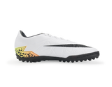 Nike Men's Hypervenom Phelon Turf Soccer Shoes White/Black/Total Orange/Volt