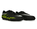 Nike Kids Hypervenom Phelon Turf Soccer Shoes Black/Volt
