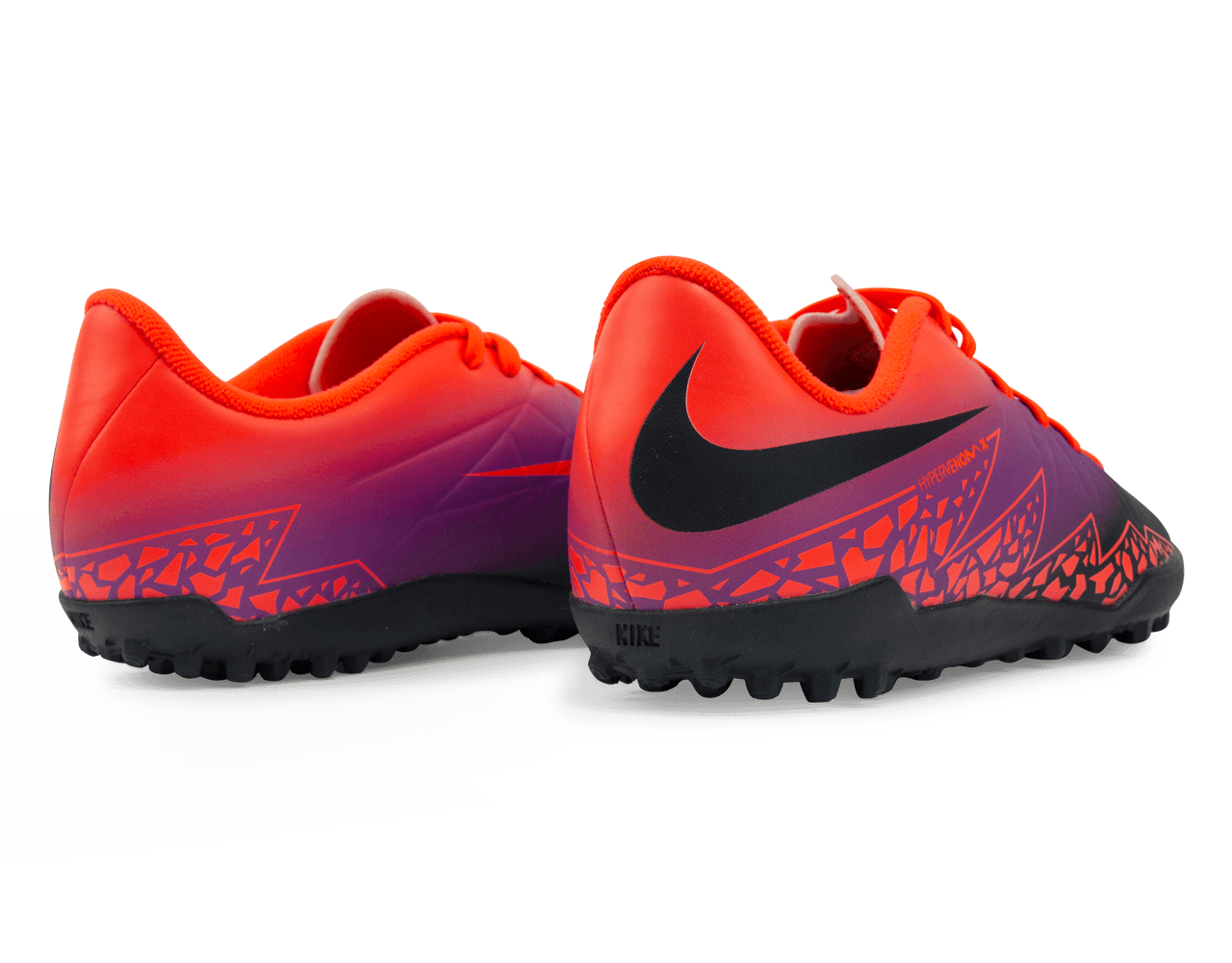 Nike Kids HypervenomX Phelon II Turf Soccer Shoes Total Crimson/Obsidian Vivid