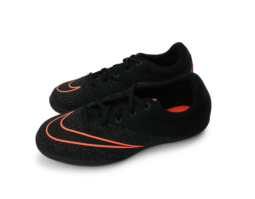 Nike Kids MercurialX Pro Indoor Soccer Shoes Black/Anthracite/Bright Mango