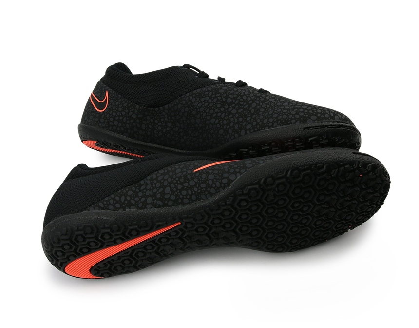 Nike Kids MercurialX Pro Indoor Soccer Shoes Black/Anthracite/Bright Mango