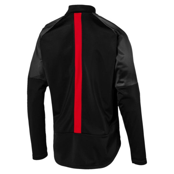 puma-mens-ac-milan-stadium-poly-jacket-black-red back