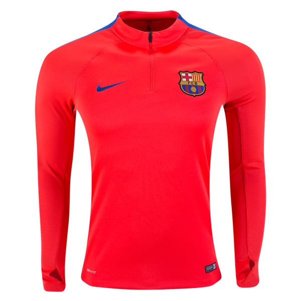 Nike Men's FC Barcelona Drill Top Bright Crimson/Game Royal