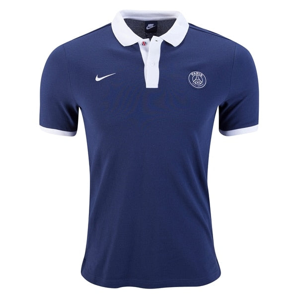 Ardiente extinción dictador Nike Men's Paris Saint-Germain Core Polo Midnight Navy/White – Azteca Soccer