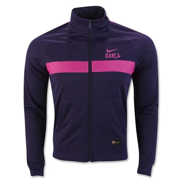 Nike Men's FC Barcelona 16/17 N98 Core Jacket Purple Dynasty/Black/Vivid Pink