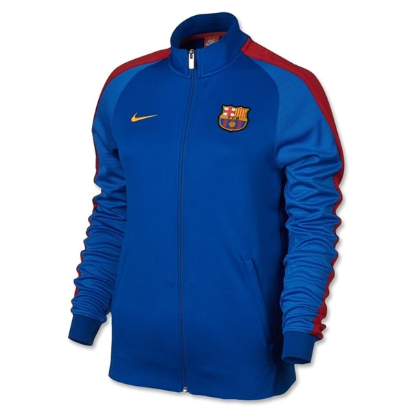 Nike Women's FC Barcelona 16/17 N98 Jacket Sport Royal/Gym Red/G Azteca Soccer