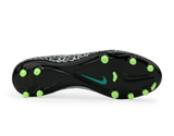Nike Men's Hypervenom Phelon II FG Pure Platinum/Black/Ghost Green