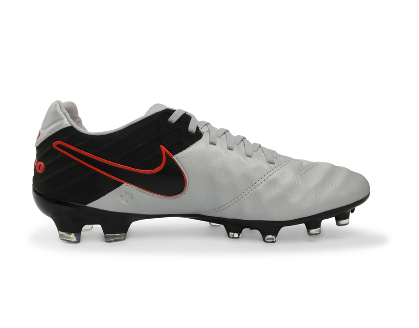 Nike Men's Tiempo Legacy II FG Pure Platinum/Black/Hyper Orange