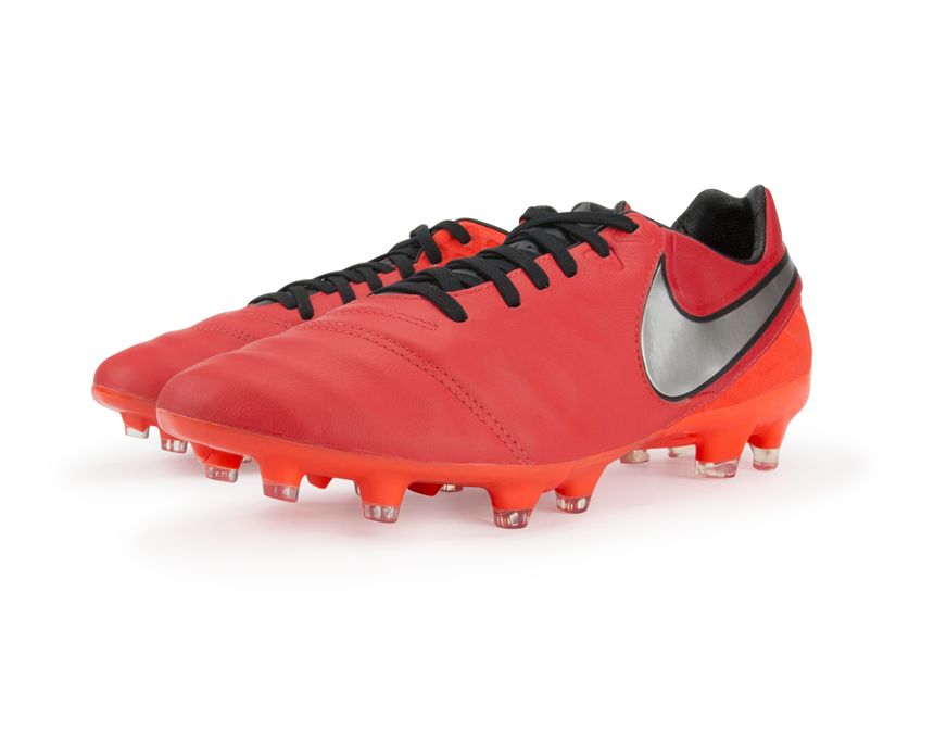 Nike Men's Tiempo Legacy II FG Light Crimson/Metallic Silver/Total Crimson