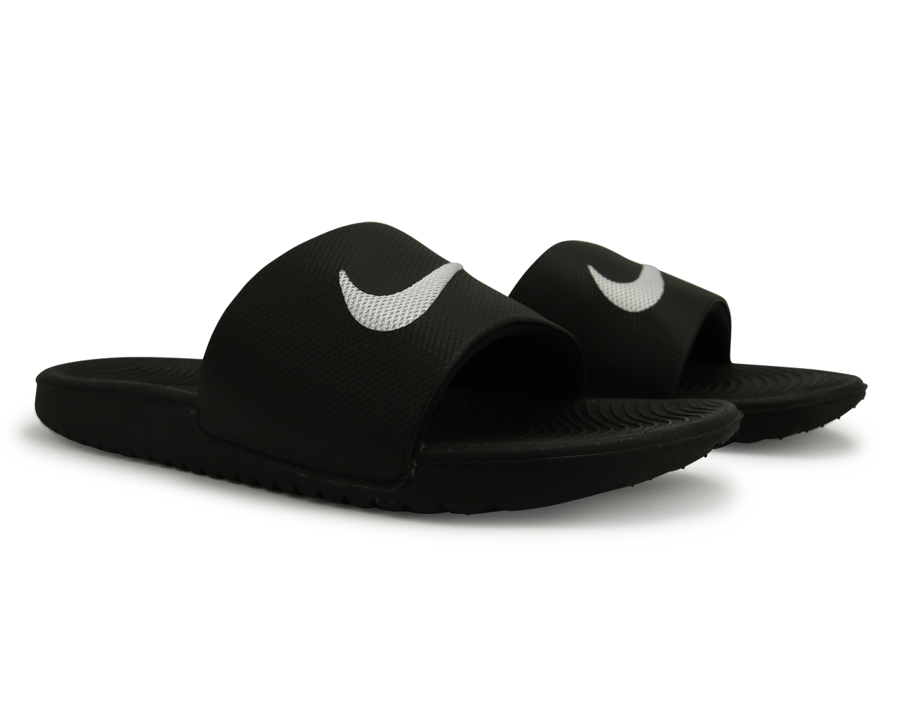 Nike Kawa Slide Black White