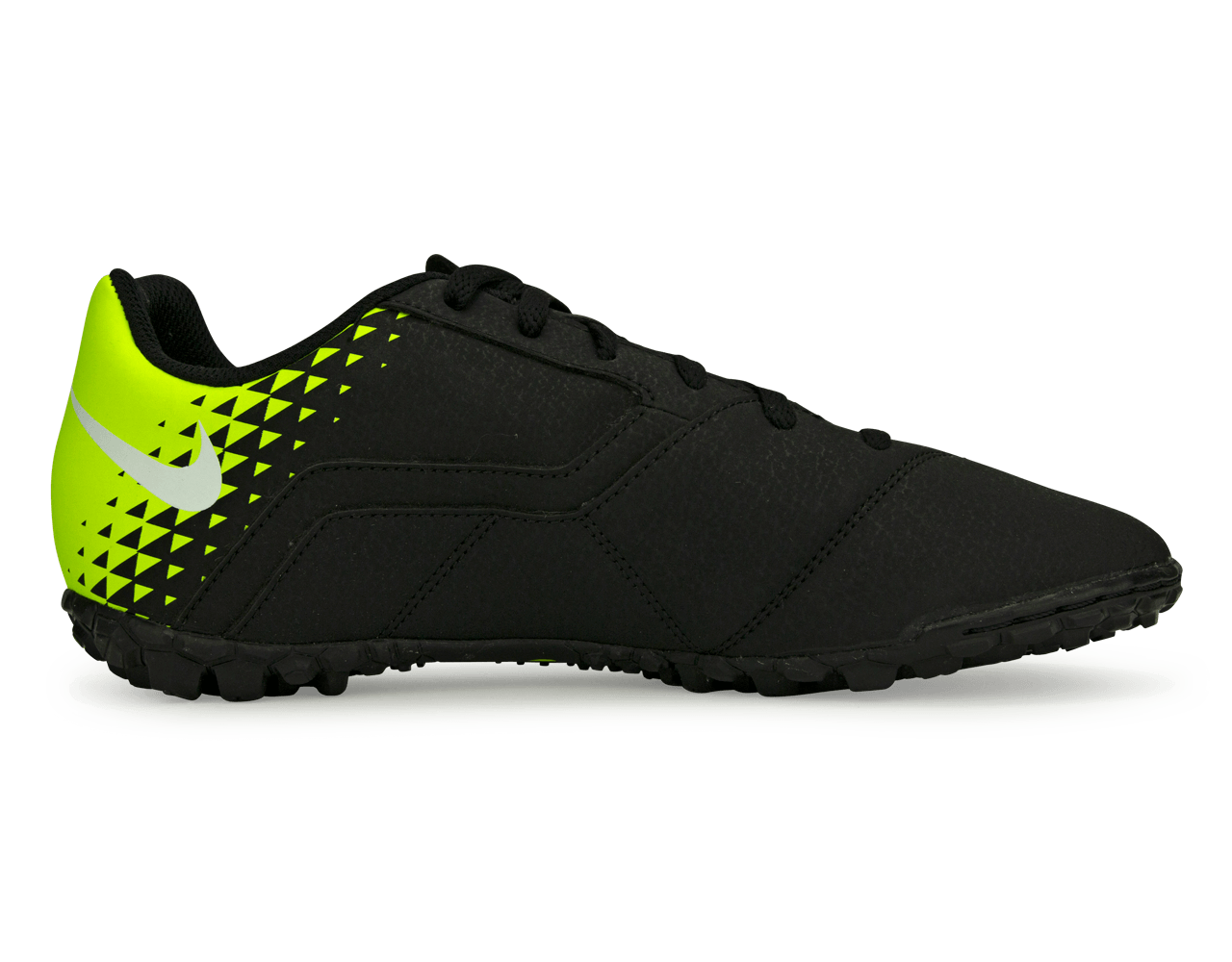 Nike Kids BombaX Turf Soccer Shoes Black/Volt/White