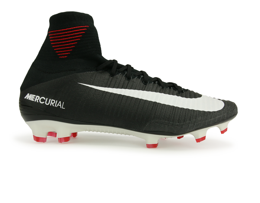 Nike Men's Mercurial Superfly V FG Black/White/Dark Grey – Azteca
