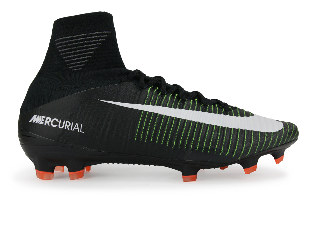 Nike Men's Mercurial Superfly V FG Black/White/Electric Green – Azteca ...