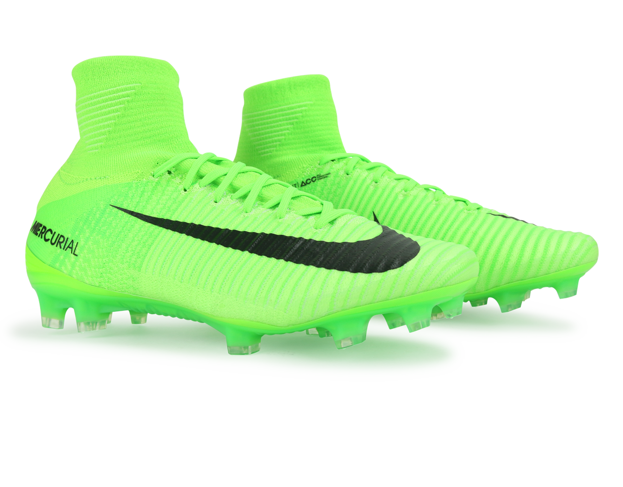 Nike Men's Mercurial Superfly V FG Electric Green/Black/Ghost Green – Soccer